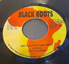 Steve Harper : She Said The Same Thing (7")
