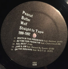 Peanut Butter Wolf : Straight To Tape 1990-1992 (2xLP, Comp)