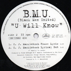 B.M.U. : U Will Know (12")