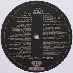 Guru Featuring N'Dea Davenport : Trust Me (12")