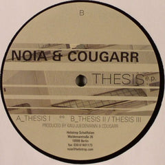 Noia & Cougarr : Thesis E.P. (12")