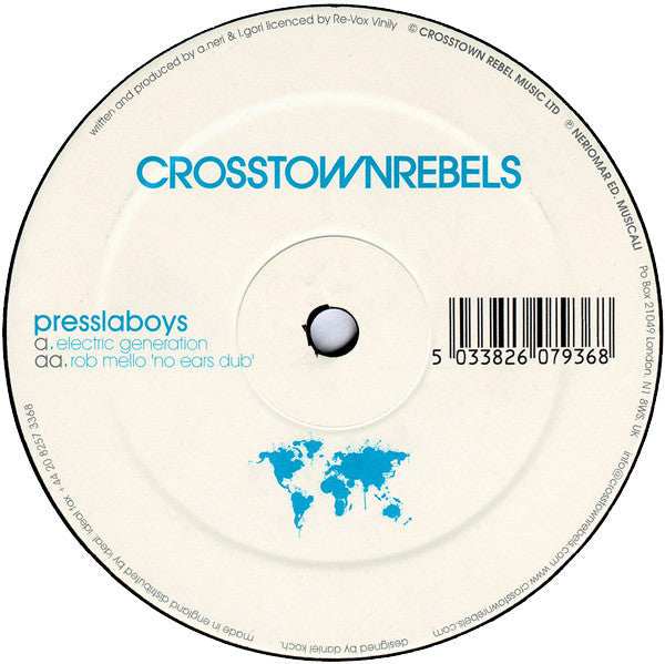 Presslaboys : Electric Generation (12")