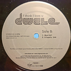 Dwele : I Think I Love U (12", Promo)