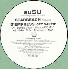 Starbeach Featuring D'Empress* : Get Naked (12", Promo)
