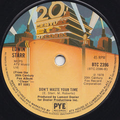 Edwin Starr : Contact / Don't Waste Your Time (7", Single, Sol)