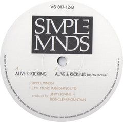 Simple Minds : Alive & Kicking (12", Single)