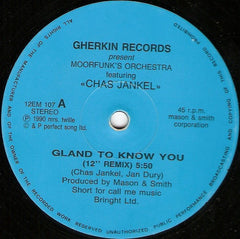 Moorfunk's Orchestra : Gland To Know You / La Vie En Rose (12", Unofficial)