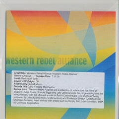 Western Rebel Alliance : Western Rebel Alliance (CD, Album, Promo)