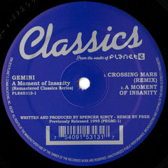 Gemini : A Moment Of Insanity (12", RE, RM)