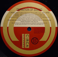 Definition Of Sound : Moira Jane's Cafe (12")