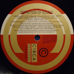 Definition Of Sound : Moira Jane's Cafe (12")