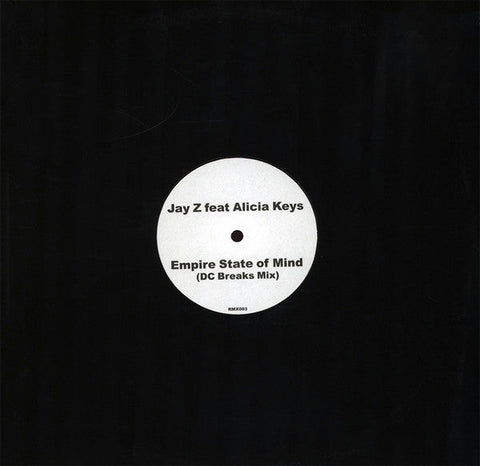 Jay-Z feat Alicia Keys : Empire State Of Mind (DC Breaks Mix) (12", S/Sided, P/Unofficial)