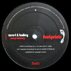Zero Tolerance & DJ Bailey / Calibre & ST Files : Wasp Factory / Devil Inside (12")