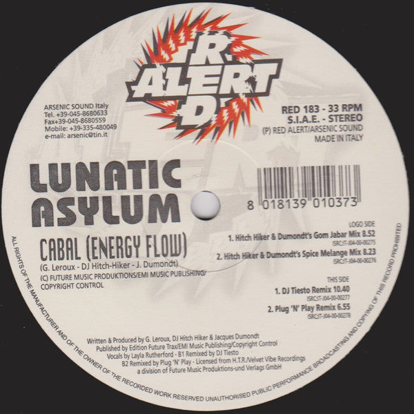Lunatic Asylum : Cabal (Energy Flow) (12")