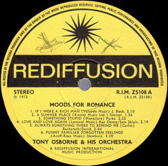 Tony Osborne And His Orchestra : Moods For Romance (LP)
