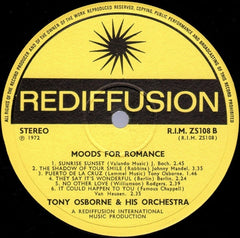 Tony Osborne And His Orchestra : Moods For Romance (LP)