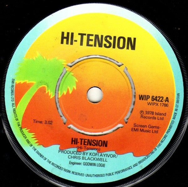 Hi-Tension : Hi Tension (7", Single)