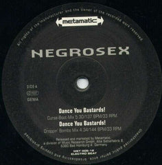 Negrosex : Dance You Bastards! (12")