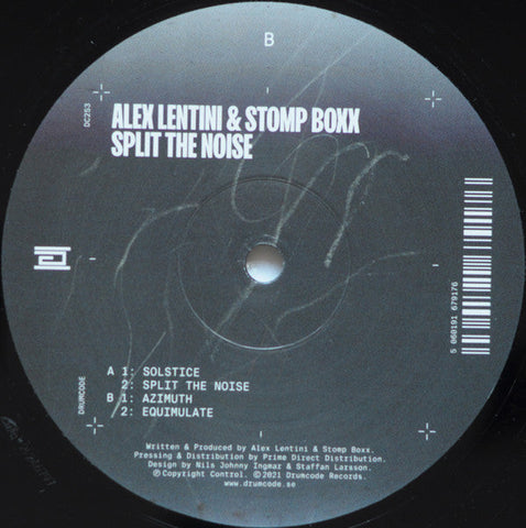 Alex Lentini & Stomp Boxx : Split The Noise (12")