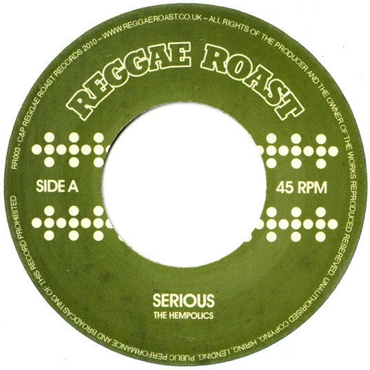 The Hempolics : Serious (7")
