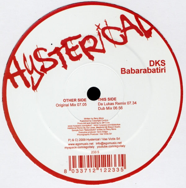 DKS (2) : Babarabatiri (12")