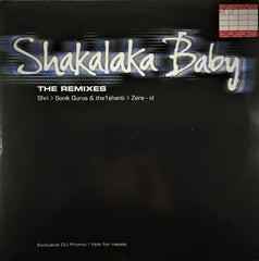 Preeya Kalidas Featuring Raza Jaffrey : Shakalaka Baby - The Remixes (2x12", Promo)
