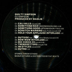 Guilty Simpson : OJ Simpson (2xLP, Album)