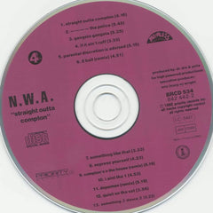 N.W.A. : Straight Outta Compton (CD, Album, RE)