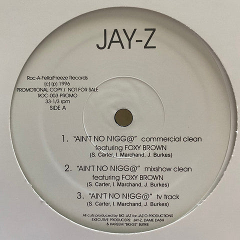Jay-Z : Aint No N!gg@ / Dead Presidents (12", Promo)