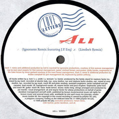 Alistair Tennant : Love Letters (12")
