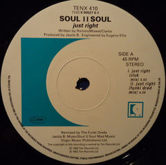Soul II Soul : Just Right (12")