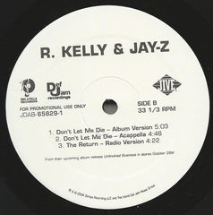 R. Kelly & Jay-Z : Don't Let Me Die (12", Promo)