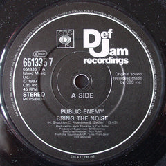 Public Enemy : Bring The Noise (7", Single)