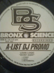 Louis Logic : Loud Mouth / Secret Agent (12", Promo, W/Lbl)