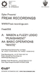 Mason (2) & Fuzzy Logic (7) / Basic Operations : Punishment / White (12", Promo, W/Lbl)