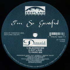 Densaid : I'm So Grateful / K.O.T. Anthem (Remix) (12")