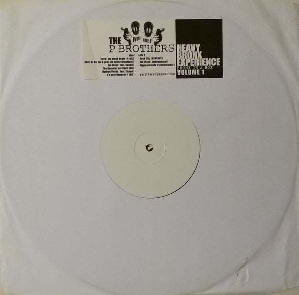 The P Brothers* : Heavy Bronx Experience Volume 1: Bronx In A Box (12")
