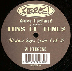 Steve Rachmad Presents Tons Of Tones : Citation Saga (Part 1 Of 2) (12")