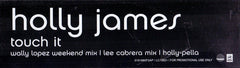 Holly James : Touch It (12", Promo)
