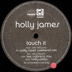 Holly James : Touch It (12", Promo)
