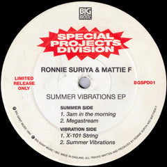 Ronnie Suriya & Mattie F : Summer Vibrations EP (12", EP, Ltd)