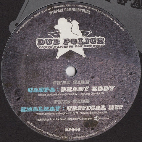 Caspa (3) / Emalkay : Ready Eddy / Critical Hit (12")