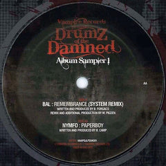 Bal (2) / Nymfo (2) : Drumz Of The Damned Album Sampler 1 (12")