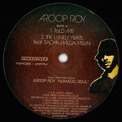 Aroop Roy : Told Me - Album Sampler (12", Smplr)