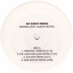 My Robot Friend feat Alison Moyet : Waiting (12", Whi)