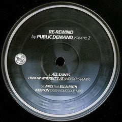 All Saints / M&S Feat Ella Ruth* : Re-Rewind By Public Demand Volume 2 (12", Ltd, Promo, Smplr)