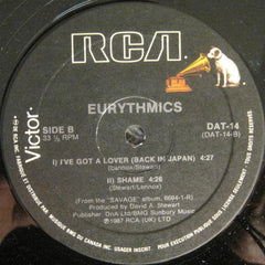 Eurythmics : Shame (12")