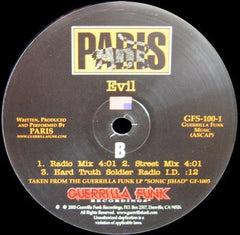 Paris (2) : FNB / Evil (12")