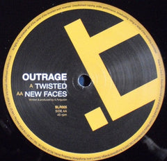Outrage (4) : Twisted / New Faces (12")