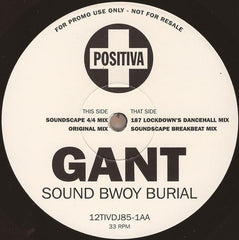 Gant : Sound Bwoy Burial / All Night Long (2x12", Promo)